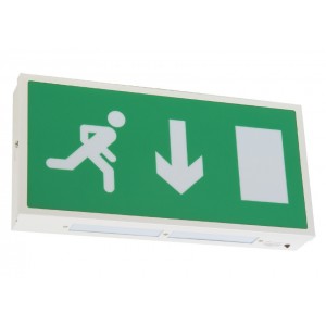 EXS 18W Non-Maintained Exit Sign IP20